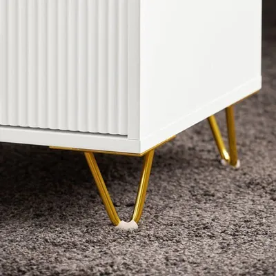 Immagine prodotto di Comodino con 3 cassetti - 65x50x50 cm - effetto legno - versatile tavolino e mobile contenitore