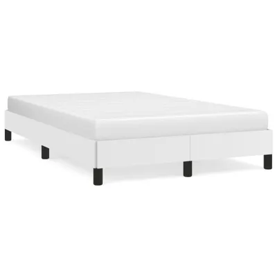 Obrázek produktu pro Rám postele bez matrace bílý 120x190 cm Imitace kůže