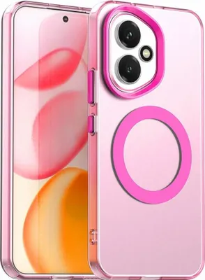 Image de Étui MagSafe pour HONOR 400 - Coque arrière Phonesta HardFrost Semi-Transparent - Rose mat