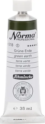 Schmincke 35ml Norma Professional Gruene Erde Öl 11 518 009