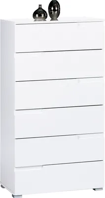 Produktbild von Kommode Peso 6 Schubladen - weiß