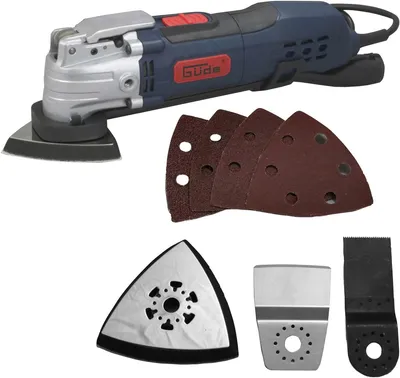 Produktbild von GÜDE Multiwerkzeug MW 300 E Multitool Schleifer Schaber Trenner 300 Watt