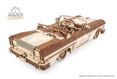 Obrázok produktu pre UGears Dream Cabriolet VM-05, 739 kusov, Vozidlá