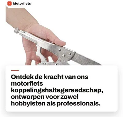Productafbeelding van Koppelingshaltegereedschap - Koppelingsklem - Koppelingsvasthouder - Staallegering - 5,5 Inch - Geschikt voor Koppelingswielen - Koppelingssleutel