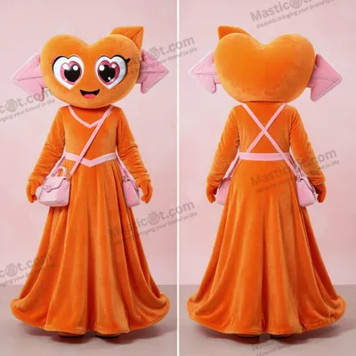 Imagen del producto de Flecha MASTICOT de Amor Naranja Vibrante Mascota de Disfraz