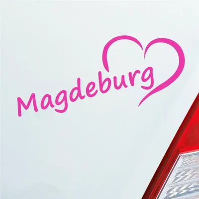 Produktbild von Auto Aufkleber Quedlinburg Herz Heart City Stadt Motorrad 19x8 cm Pink Sticker Heckscheibenaufkleber