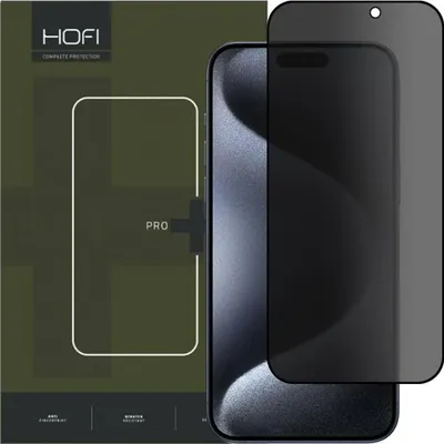 Produktbild von Hofi Anti Spy Glas Pro+ Iphone 15 Pro Datenschutzglas