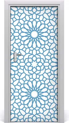 Produktbild von Tulup Türaufkleber 85x205 cm Dekorative Aufkleber Selbstklebend Wasserdichte Tapete Abnehmbar Schlafzimmer Wohnzimmer Wohnkultur - orientalisches Modell
