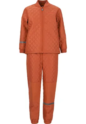 Produktbild von ZIGZAG Thermo-Anzug Tiger mit wärmender Steppung 5108 Umber 116