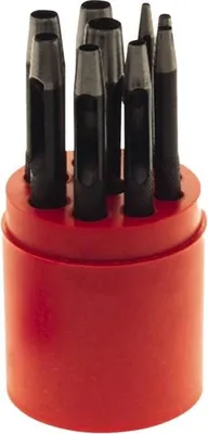 Produktbild von Peddinghaus  Locheisensatz 9-Teilig - Groessen 2-10  mm, 8017000001