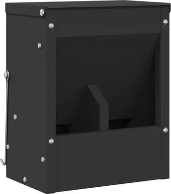 Produktbild von Kaninchenfütterer Schwarz 20 x 12,5 x 25 cm Kaltgewalzter Stahl