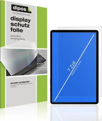 Produktbild von 2x Schutzfolie für Tablet 7 Zoll (153mm x 91.5mm) matt Displayschutzfolie Folie Display Schutz dipos