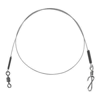 Obrázok produktu pre Dračí drôt Quick Lock leader 7x7 2ks strieborný PDF-56-406