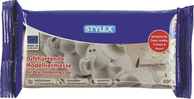 Obrázok produktu pre Stylex 28235 Modelovacia hlina, tvrdnúca na vzduchu, 500g