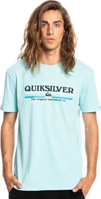 Produktbild von Quiksilver T-Shirt Lined Up hellblau : M Größe: M