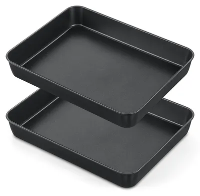 Produktbild von Antihaft Backblech Set von 2 - Backformen für Brownies und Lasagne