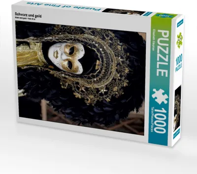Produktbild von Calvendo Schwarz und gold 1000 Teile Puzzle hoch 480x640mm, Stephan Elisabeth; 7391204