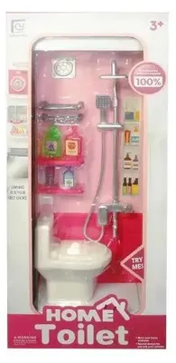 Produktbild von SWEDE Zubehör für Puppen, Badezimmermöbel Q9915