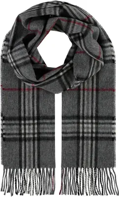 Produktbild von FRAAS Schal Cashmink® Scarf with FRAAS Plaid Grey grau mehrfarbig