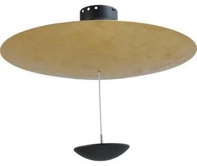Productafbeelding van Plafondlamp Zyan zwart met goud Ø 60cm