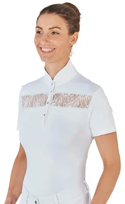 Produktbild von BUSSE Turnier-Shirt Damen Kurzarm Amora Weiß S