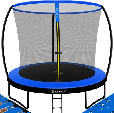 Produktbild von Bestand (OFF) Trampolin Premium, Farbe:Blau / Schwarz, Größe:Karton 1 von 3 / Größe 366cm