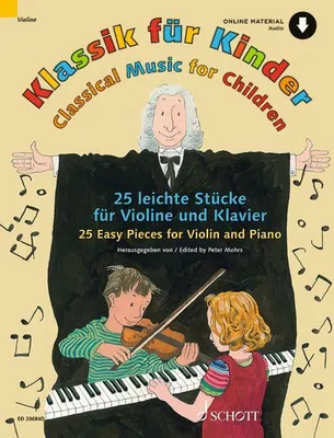 Produktbild von Klassik für Kinder. 25 leichte Stücke. Violine und Klavier.