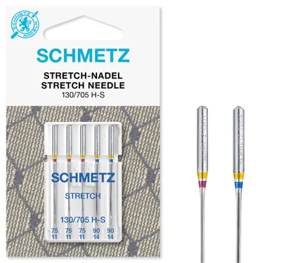 Produktbild von Schmetz Stretch-Nadeln 130/705 Stärke 75-90  