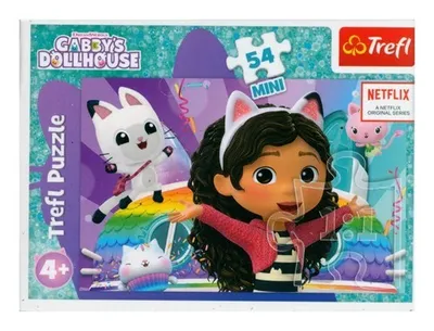 Zdjęcie produktu dla Puzzle 54 Mini Koci domek Gabi Wzor 2