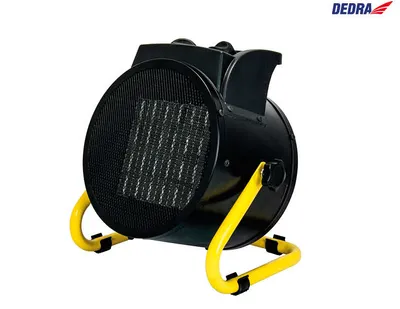 Productafbeelding van DEDRA DED9931C, Elektrische verwarming, Zwart, 3000 W, Geschikt voor ruimtes tot 30 m², 3000 W, 230 V