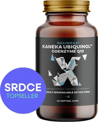 Immagine prodotto di BrainMax Coenzima Q10, Ubiquinolo, Kaneka™, 100 mg, 60 capsule softgel