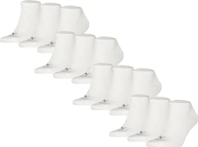 Produktbild von PUMA Uni Sneakersocken, 12er Pack - Sneaker Plain 12P, Logo, einfarbig Weiß (Oatmeal) 35-38