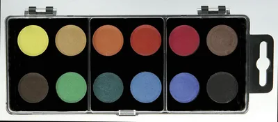 Obrázek produktu pro Koh-i-noor 171531 - vodové barvy 22,5 mm, 12 barev