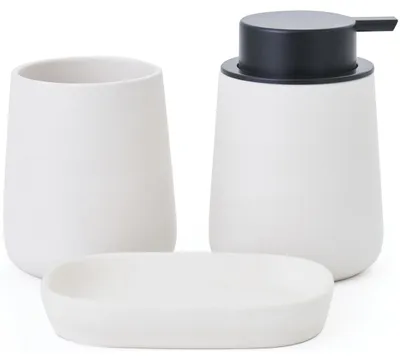 Produktbild von MSV Badaccessoires Malmo - 3-teilig - Keramik - Weis