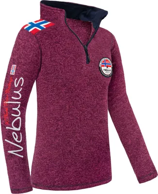 Immagine prodotto di Pullover in pile Nebulus FLAGSTER donna, caldo pullover in pile, pullover in pile con mezza zip, P5956 - donna, fucsia, XXL/44