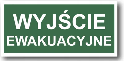 Zdjęcie produktu dla AA001 Wyjście ewakuacyjne