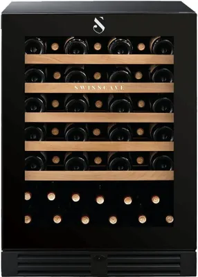 Produktbild von Swisscave Weinkühlschrank WLB-160 F,1-Zonen Weinkühlschrank, 47 Flaschen, 82 cm (H)