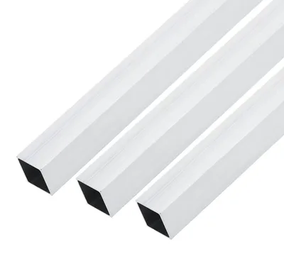 Alu-Vierkantrohr 15x15x1 mm, 200 mm, 3 Stück, 6063