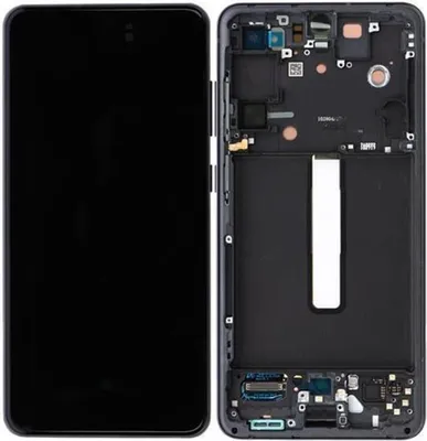 Produktbild von Original AMOLED Display Touchscreen Bildschirm Rahmen Graphit Schwarz für Samsung Galaxy S21 FE G990B