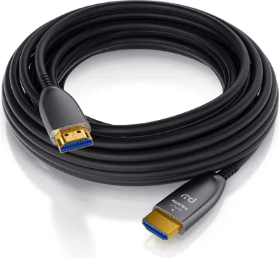 Produktbild von Primewire Ultra HD HDMI 2.0b Glasfaserkabel 3-fach geschirmt 4K / Full HD / 3D / ARC / High Speed mit Ethernet - 3m
