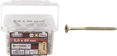 Immagine prodotto di CONNEX UNI-vrut TX 5,0x80 mm, 140 pz