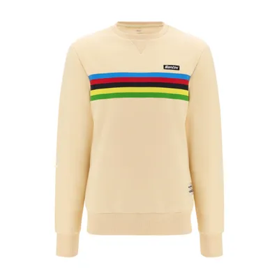 Produktbild von SANTINI Kapuzenpullover - UCI WORLD CHAMPION - Beige XL