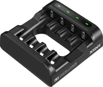 Produktbild von Xtar L4 – Intelligentes Ladegerät für Li-Ionen 1,5V NIMH und 1,2V Akkus AA/AAA