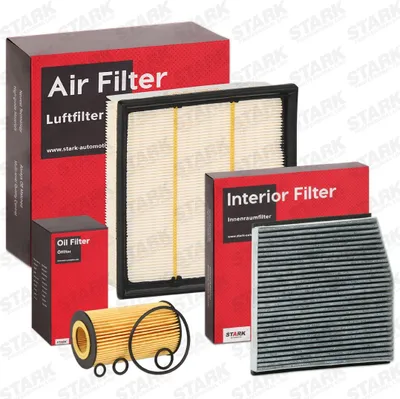 Produktbild von STARK Filterset Inspektionspaket Filtersatz passend für MERCEDES-BENZ B-Klasse (W246, W242) A-Klasse (W176) CLA Coupe (C117) GLA (X156)