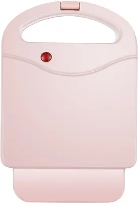 Produktbild von AIORBER Multifunktions-Toaster, 650 W Beidseitig Beheizbar Frühstücksmaschine, Antihaftbeschichtet, Leicht zu Verstauen, 21.5*15.3*10.5 cm, Rosa