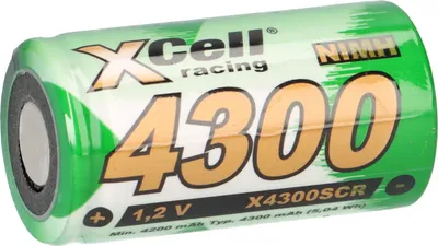 Obrázok produktu pre Dobíjacia batéria XCell Sub-C 1,2 V 4300 mAh SC4300 Ni-MH s vysokým prúdom