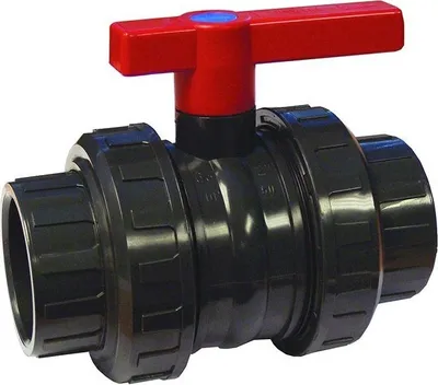Produktbild von Cepex PVC Kugelhahn PVC 63 mm beidseitiger Klebeverschraubung