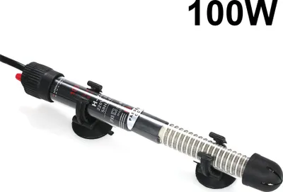 Produktbild von Heizstab Aquarium 100W, Unterwasser-Aquarium-Heizungs-Wasserdichter Thermostat für Aquarium, Eintauchbarer Erhitzer Heitzungstab für Aquarium Fischglas Temperatur Einstellung