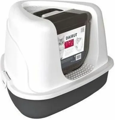 Image de Maison de toilette - Mpets - DAIRUT Noir & Blanc