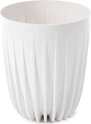 Immagine prodotto di Howhomely Vaso da fiori altezza 46 cm - Vaso per piante bianco - Plastica